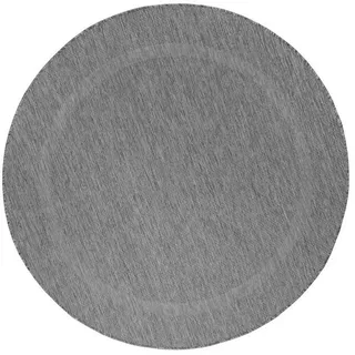 Teppich Boss Teppich Outdoor Teppich Renata Grau, rund, Höhe: 5 mm grau Ø 200 cm x 5 mm