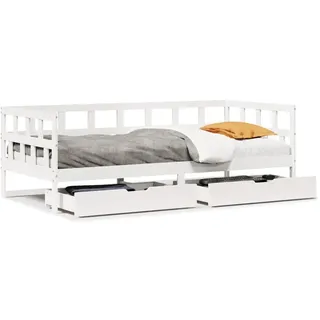 vidaXL Tagesbett 90 x 200 cm Weiß