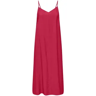 JDY Damen Kleid JDYADA S/L MIDI Dress WVN (DE/NL/SE/PL, Alphanumerisch, M, Regular, Regular, Viva Magenta) - M