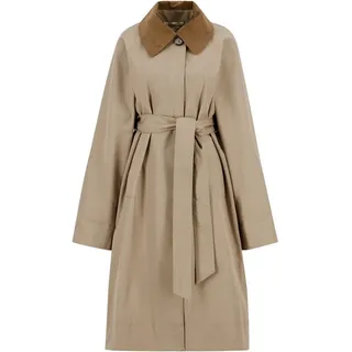 BARBOUR Regular Fit Funktionsmantel aus Baumwoll-Mix Modell 'REAGAN', Beige, 42