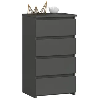 Akord Kommode AKORD CL4 40 x 74 x 35 cm Graphitgrau