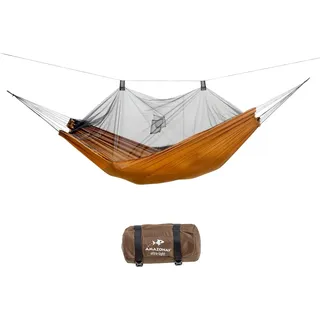AMAZONAS Moskito-Traveller Pro 220 x 140 cm braun inkl. Moskitonetz