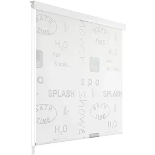 vidaXL Duschrollo 100 x 240 cm grau