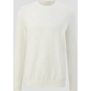s.Oliver - Pullover aus Baumwolle, Herren, creme, 3XL
