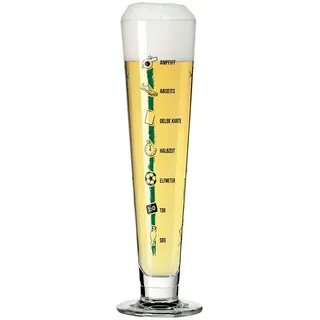 RITZENHOFF Bierglas "Fußbal" in Schwarz - 330 ml