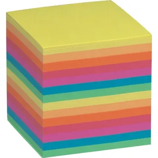 Folia Notizzettel farbsortiert - 90 x 90 mm Farbig sortiert 700 Blatt