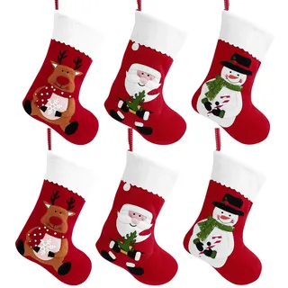 Weihnachtsstrumpf Aus Filz, Weihnachtsdeko Weihnachten Geschenktasche SüßIgkeiten TüTen Wiederverwendbar Zum AufhäNgen Weihnachtsbeutel FüR Weihnachtsdeko Und Familienfeiern Candy Lagerung