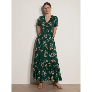 Apricot Maxikleid Aquarelloptik Grün 34