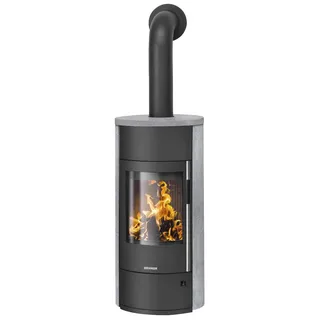Oranier Polar Neo Vantage W+ Stahl Schwarz/Abdeckplatte Speckstein