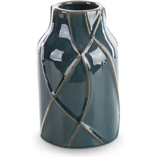 Dekorative Vase Teo (02) (Fi) 14x22 Cm Türkis