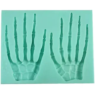 Werkzeug Halloween Hand Backform Klaue Kuchen Schädel Kuchenform Hand Kuchenform Reinigungsgelee (as shows, One Size)