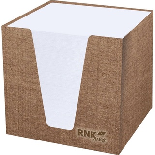 RNK Verlag Formularblock RNK-Verlag Zettelbox Eco weiß inkl. ca. 900 Notizzettel weiß