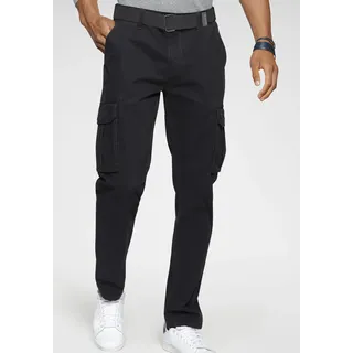H.I.S. Cargohose Regular Schwarz 31