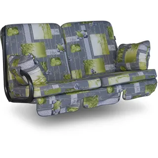 ANGERER Hollywoodschaukel Auflage 2-Sitzer Comfort grau Bambus