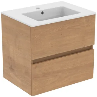 Ideal Standard Waschbeckenunterschrank 2 Auszüge 61 x 45 x 56,5 cm Eiche