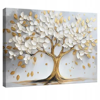 WallArena Leinwand Bilder Baum 40x30 cm | Leinwandbilder, Bild auf leinwand, Format: 40x30 cm (BxH) - einteilig auf Canvas Leinwand. Das Leinwand Bilder ist in