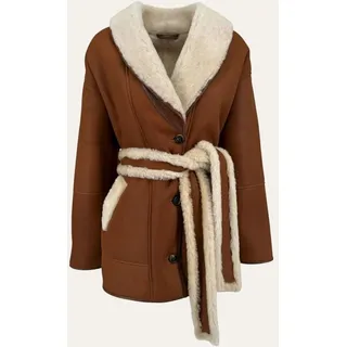 Shearling Lammfelljacke – Weiche Konturen, starke Präsenz - Größe: S - S