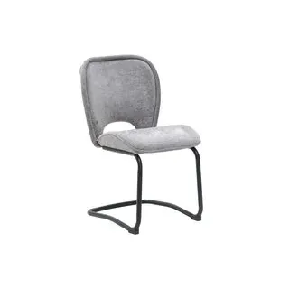 Schwingstuhl Maja grau Microfaser B/H/T: ca. 63x88x52,5 cm - Grau