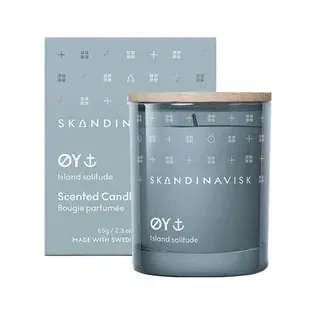 Skandinavisk ØY Duftkerze 65 g blau