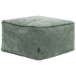I.C.O.N. Icon Amara Chenille Sitzsack Hocker mit Füllung, Grün