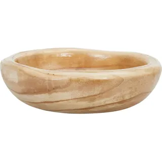 Ambia Home Obstschale, Natur, Holz, Paulownia, vollmassiv, rund, 10 cm, lackiert, Essen & Trinken, Geschirr, Schalen & Schüsseln, Obstschalen