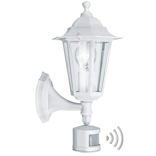 Eglo Laterna 5 Sensor-Außenwandleuchte  (60 W, Weiß, IP44)