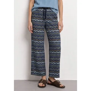 STREET ONE Stoffhose High Waist Blau 40