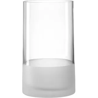 LEONARDO Vase Novara 26 cm Glas Transparent Satiniert M (Medium)