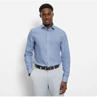Olymp Herren, Businesshemd Schlank gestreift, 209774 | Hemd, Manschette, body fit", 100%Baumwolle - 38