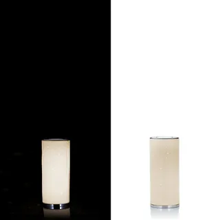 DbKW (27 cm, Sterne Cappuccino) Stehlampe/Tischlampe mit LED-Beleuchtung und zauberhaften Glitzereffekten, Sterne, Schmetterling. 60-90 LEDs Tischleuchte/Stehleuchte Kinderzimmer
