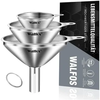 luxuskollektion Edelstahl Trichter Klein 3 Stück