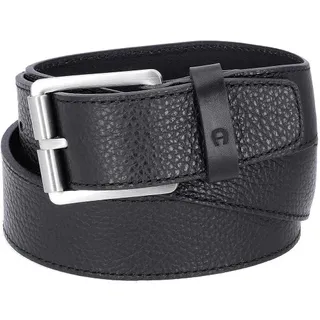 AIGNER Casual Gürtel Leder 90 cm schwarz