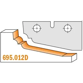 CMT Profilmesser D (Paar) für 694.012 HW - C695.012D