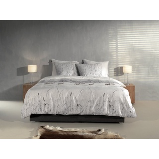 ZO HOME Bettwäsche Zo! Home Flanell Bettwäsche 155x220 cm Snowy white Rehe Schnee Bäume, Flanell, 2 teilig weiß