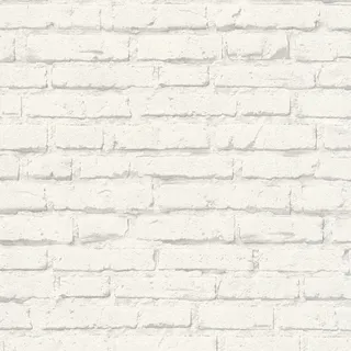 Bricoflor Küchentapete in Steinoptik in Weiß 3D Steinwand Tapete Ideal für Wohnzimmer und Küche im industrielook Stein Vliestapete in Mauer Optik