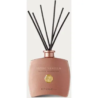 RITUALS Suede Vanilla Mini-Duftstäbchen, luxuriöse Keramik Duftstäbchen, 100 ml, für kleine Räume, 6 Wochen Laufzeit, Brown