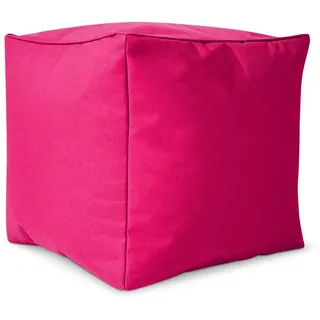 Green Bean Sitzsack-Hocker Pink, Textil, Füllung: Styroporkugeln, Oval, 40x40x40 cm, Hergestellt in Deutschland, Wohnzimmer, Hocker, Sitzsäcke, XXL Sitzsäcke
