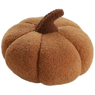 Kissen  Kürbis ¦ orange ¦ Maße (cm): B: 25 H: 25