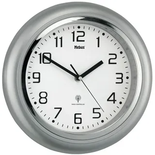 Wanduhr, Anthrazit, Kunststoff, Dekoration, Uhren, Wanduhren