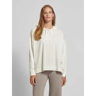 Hoodie aus Baumwoll-Mix, Weiss, S