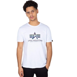 Alpha Industries Basic Rainbow Reflective Kurzarm-T-Shirt White M
