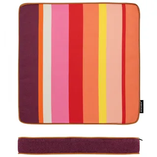 Remember Sitzkissen Elba, B 40 x T 40 x H 5 cm, Polyester – Weiches Sitzkissen für Stuhl oder Bank, dekoratives Wohnkissen für Küche, Balkon oder Terrasse (Marrakesch)