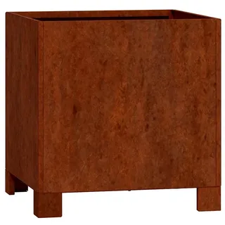 vidaXL Pflanzkübel Mit Beinen 32 x 30 x 33 cm Rostig