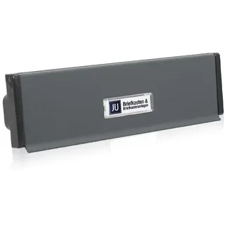 JU Briefeinwurf Einwurfklappe Briefkastenklappe Einwurfblende 02-183, anthrazitg