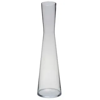 INNA-Glas Bodenvase Schlanke Bodenvase Syrma aus Glas, transparent, 50 cm, Ø 12 cm weiß