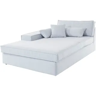 OTTO home Couch Baumwolle/Polyester 1-Sitzer Silber