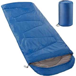 aqua-textil Schlafsack Outdoor XXL mit Kapuze 220 x 85 cm Sommer Schlafsack kleines Packmaß Deckenschlafsack Ultraleicht leichte Decke mit Reißverschluss Sommerschlafsack für Erwachsene Camping
