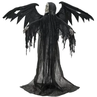 Europalms Halloween Schwarzer Engel 175 cm Schwarz