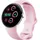 41 mm Bluetooth polished silver Sportarmband rose quartz