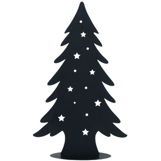 Dekobaum, Schwarz, Metall, Weihnachtsbaum, 18x75x46 cm, zum Stellen, Dekoration, Saisonartikel, Weihnachtsdekoration